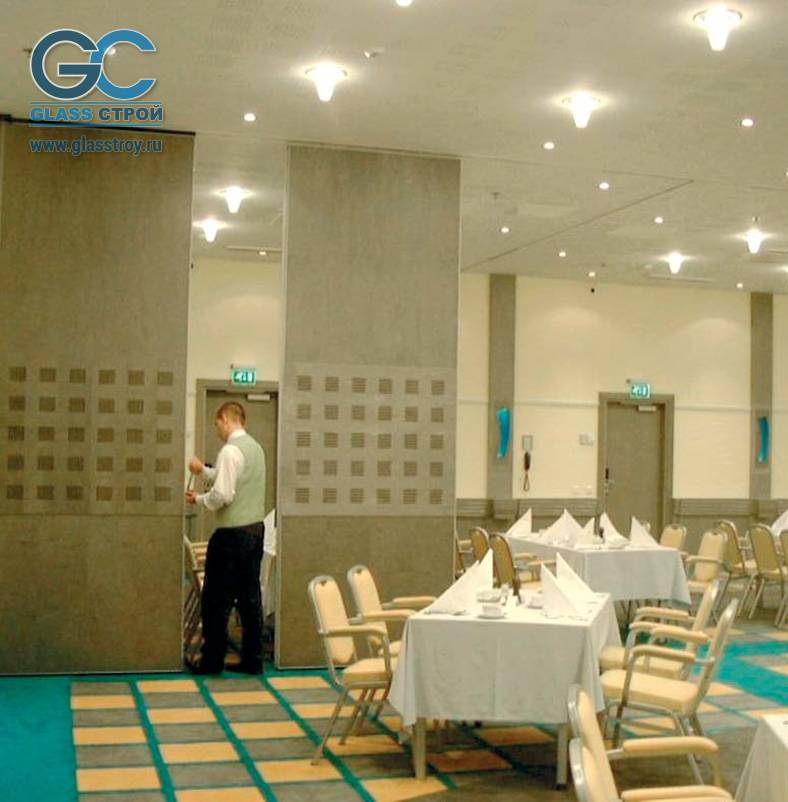 Раздвижные перегородки со звукоизоляцией5