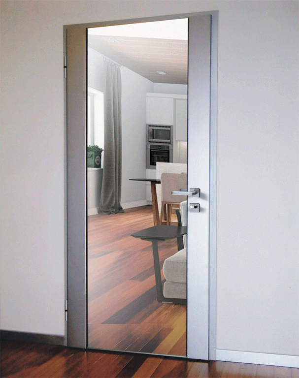 Зеркало на дверь межкомнатную фото